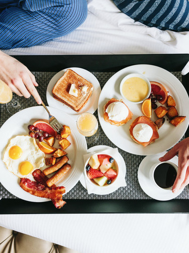 In-Room Dining - Fairmont Banff Springs luxury Hotel