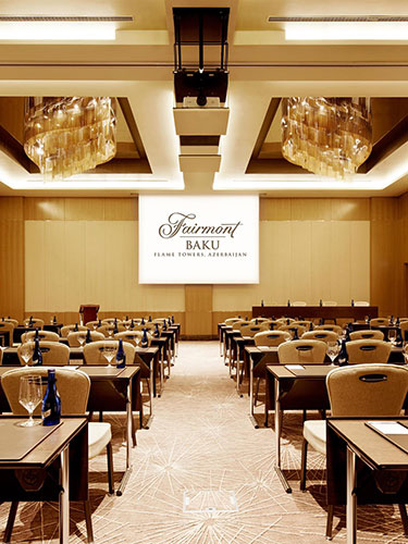 Meetings Fairmont Baku Flame Towers Azerbaijan Fairmont Luxury Hotels Resorts